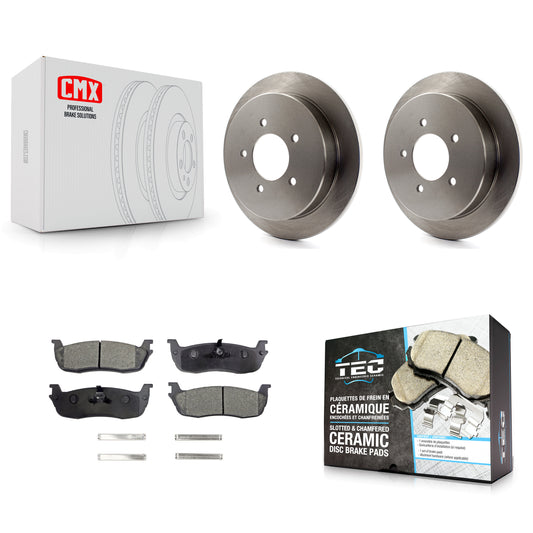 [Arrière] Kit de Disque et plaquette (céramique) de frein pour Ford F-150 Expedition Lincoln Navigator K8T-101700