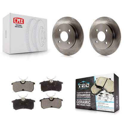 [Arrière] Kit de Disque et plaquette (céramique) de frein pour Ford Focus Fiesta K8T-101714