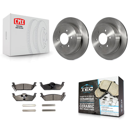 [Arrière] Kit de Disque et plaquette (céramique) de frein pour Ford F-150 Lincoln Mark LT K8T-101720