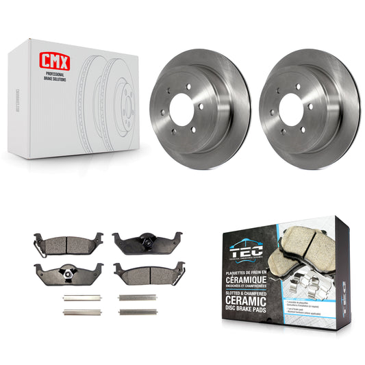[Arrière] Kit de Disque et plaquette (céramique) de frein pour Ford F-150 Lincoln Mark LT K8T-101720