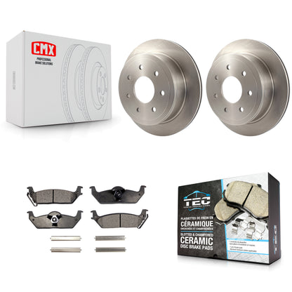 [Arrière] Kit de Disque et plaquette (céramique) de frein pour Ford F-150 Lincoln Mark LT K8T-101721