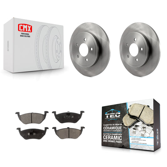 [Arrière] Kit de Disque et plaquette (céramique) de frein pour Ford Escape Mercury Mariner Mazda Tribute K8T-101724