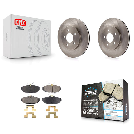 [Arrière] Kit de Disque et plaquette (céramique) de frein pour Ford Mustang K8T-101725