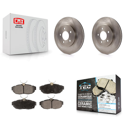 [Arrière] Kit de Disque et plaquette (céramique) de frein pour Ford Mustang K8T-101726