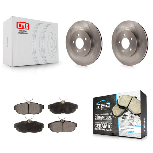 [Arrière] Kit de Disque et plaquette (céramique) de frein pour Ford Mustang K8T-101726