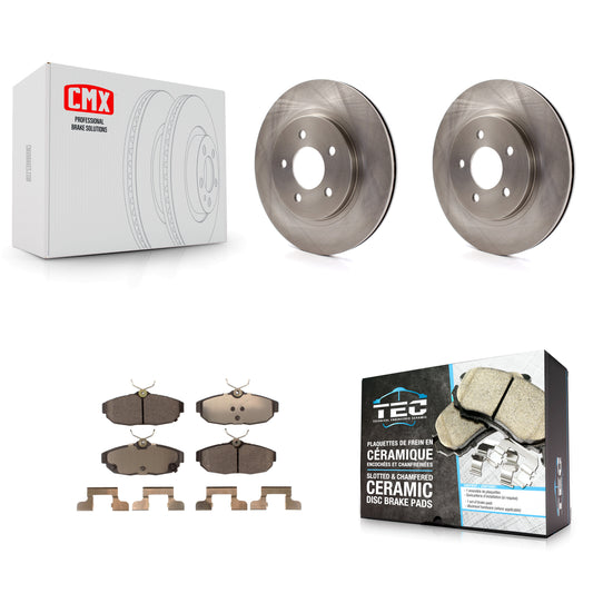[Arrière] Kit de Disque et plaquette (céramique) de frein pour Ford Mustang K8T-101727