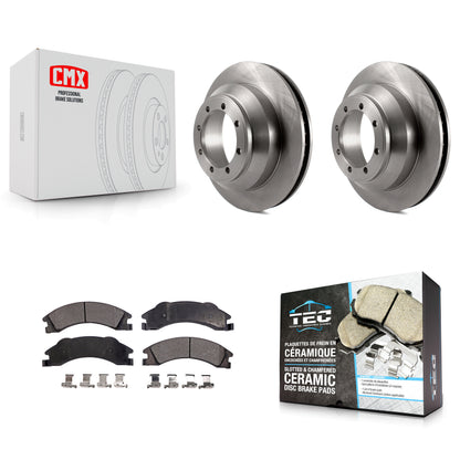 [Arrière] Kit de Disque et plaquette (céramique) de frein pour Ford E-350 Super Duty Econoline avec Dual Wheels K8T-101741
