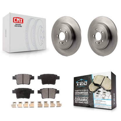 [Arrière] Kit de Disque et plaquette (céramique) de frein pour Ford Five Hundred Freestyle Taurus Mercury Montego X Sable K8T-101742