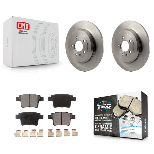 [Arrière] Kit de Disque et plaquette (céramique) de frein pour Ford Five Hundred Freestyle Taurus Mercury Montego X Sable K8T-101742