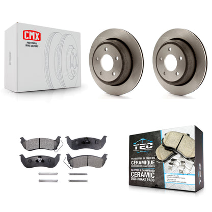 [Arrière] Kit de Disque et plaquette (céramique) de frein pour Ford Ranger Mazda B2300 B4000 K8T-101746