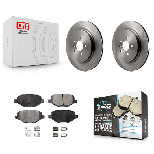 [Arrière] Kit de Disque et plaquette (céramique) de frein pour Ford Explorer Police Interceptor Utility Lincoln MKS Flex Taurus MKT K8T-101750