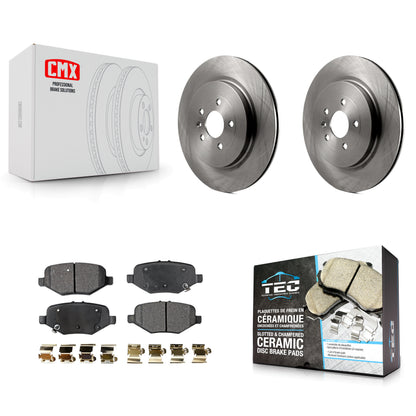 [Arrière] Kit de Disque et plaquette (céramique) de frein pour Ford Explorer Taurus Flex Police Interceptor Sedan Lincoln MKT MKS Special Service K8T-101751