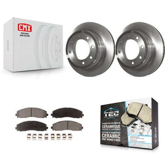 [Arrière] Kit de Disque et plaquette (céramique) de frein pour Ford F-250 Super Duty F-350 K8T-101755