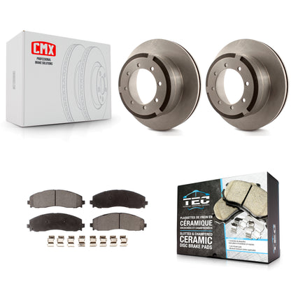 [Arrière] Kit de Disque et plaquette (céramique) de frein pour Ford F-250 Super Duty F-350 F-450 K8T-101756