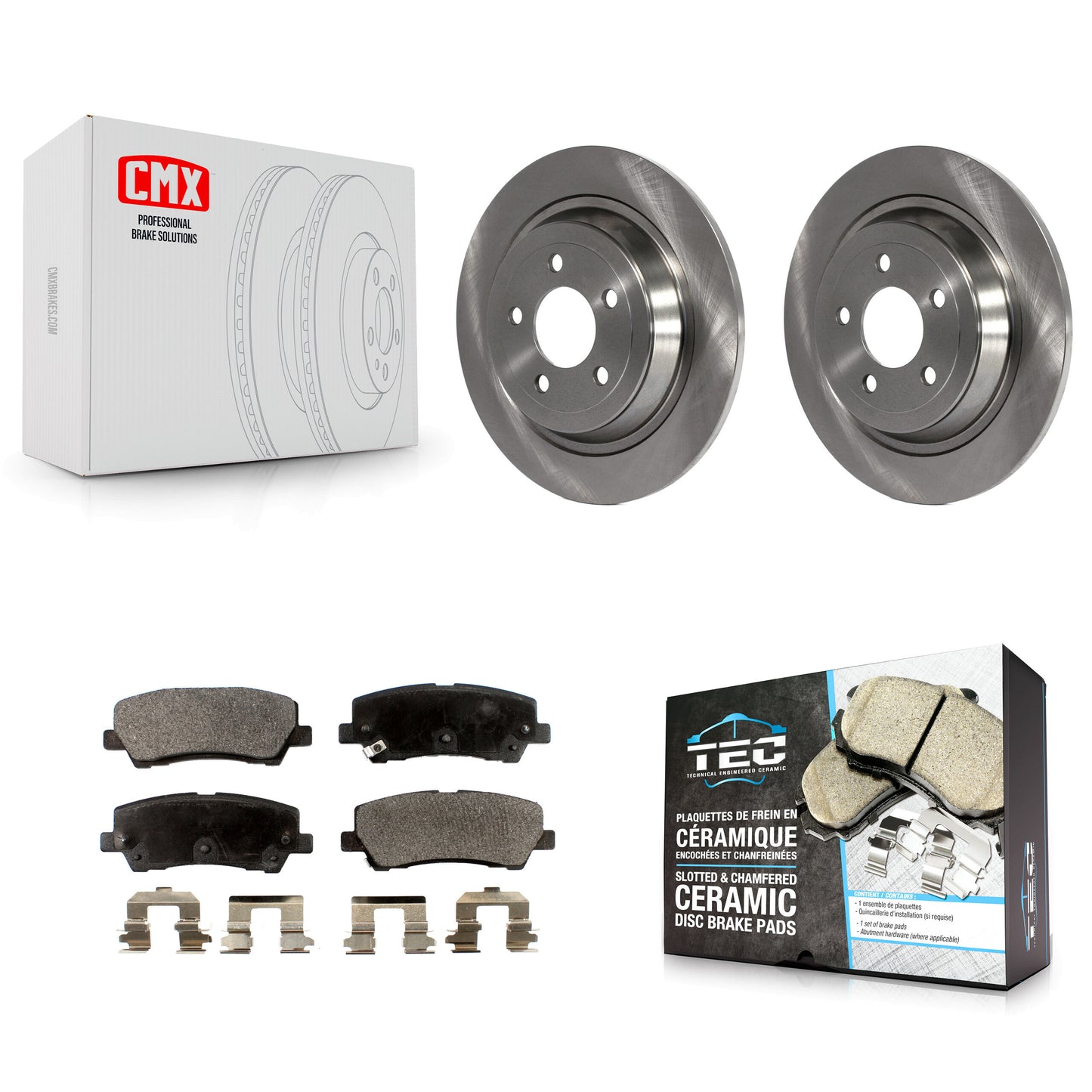 [Arrière] Kit de Disque et plaquette (céramique) de frein pour Ford Mustang K8T-101757