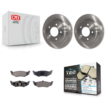 [Arrière] Kit de Disque et plaquette (céramique) de frein pour Chrysler Dodge Intrepid 300M Concorde LHS Eagle Vision New Yorker K8T-101759