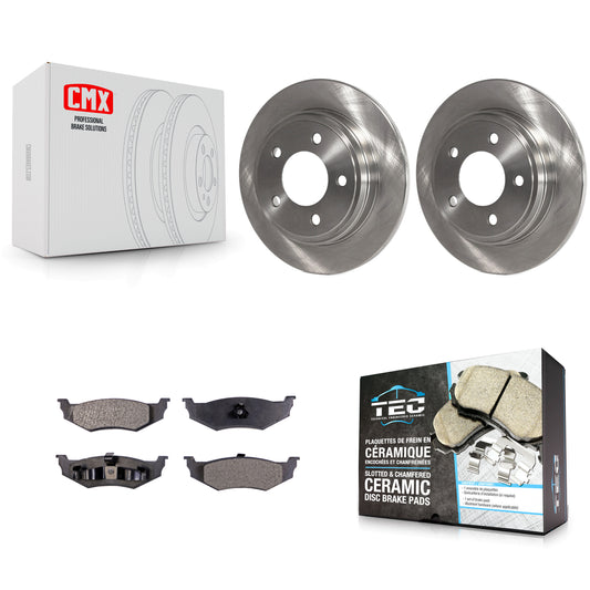 [Arrière] Kit de Disque et plaquette (céramique) de frein pour Chrysler Dodge Intrepid 300M Concorde LHS Eagle Vision New Yorker K8T-101759