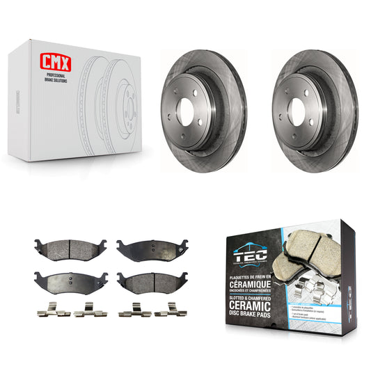 [Arrière] Kit de Disque et plaquette (céramique) de frein pour Dodge Ram 1500 K8T-101769