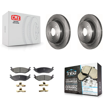 [Arrière] Kit de Disque et plaquette (céramique) de frein pour Ram 1500 Dodge Durango Classic Chrysler Aspen K8T-101770