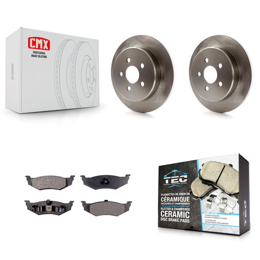 [Arrière] Kit de Disque et plaquette (céramique) de frein pour Chrysler PT Cruiser Dodge Neon K8T-101772