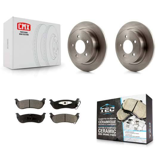 [Arrière] Kit de Disque et plaquette (céramique) de frein pour 2004-2008 Chrysler Pacifica K8T-101776