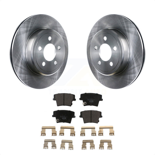 [Arrière] Kit de Disque et plaquette (céramique) de frein pour Dodge Charger Chrysler 300 Challenger Magnum K8T-101779 par Transit Auto