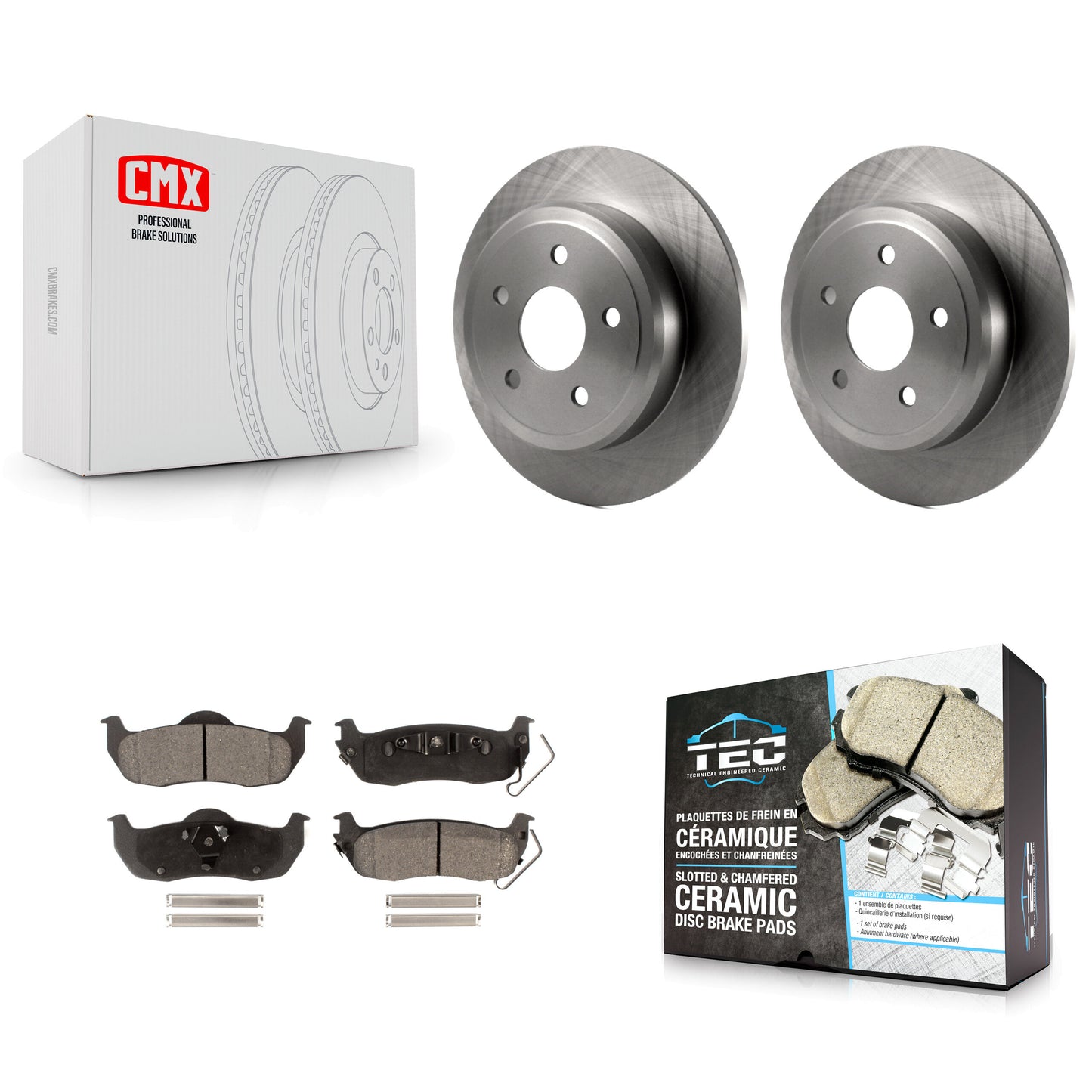 [Arrière] Kit de Disque et plaquette (céramique) de frein pour Jeep Grand Cherokee Commander K8T-101780