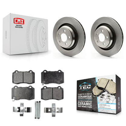 [Arrière] Kit de Disque et plaquette (céramique) de frein pour Dodge Charger Chrysler 300 Challenger Magnum K8T-101781