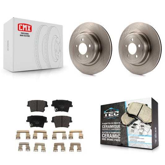 [Arrière] Kit de Disque et plaquette (céramique) de frein pour Dodge Charger Magnum K8T-101783