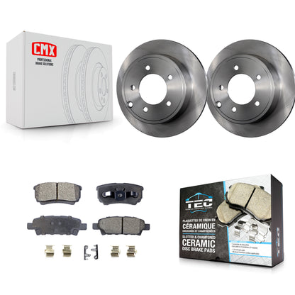 [Arrière] Kit de Disque et plaquette (céramique) de frein pour Jeep Dodge Patriot Chrysler Compass Avenger 200 Caliber Sebring Mitsubishi Lancer K8T-101784