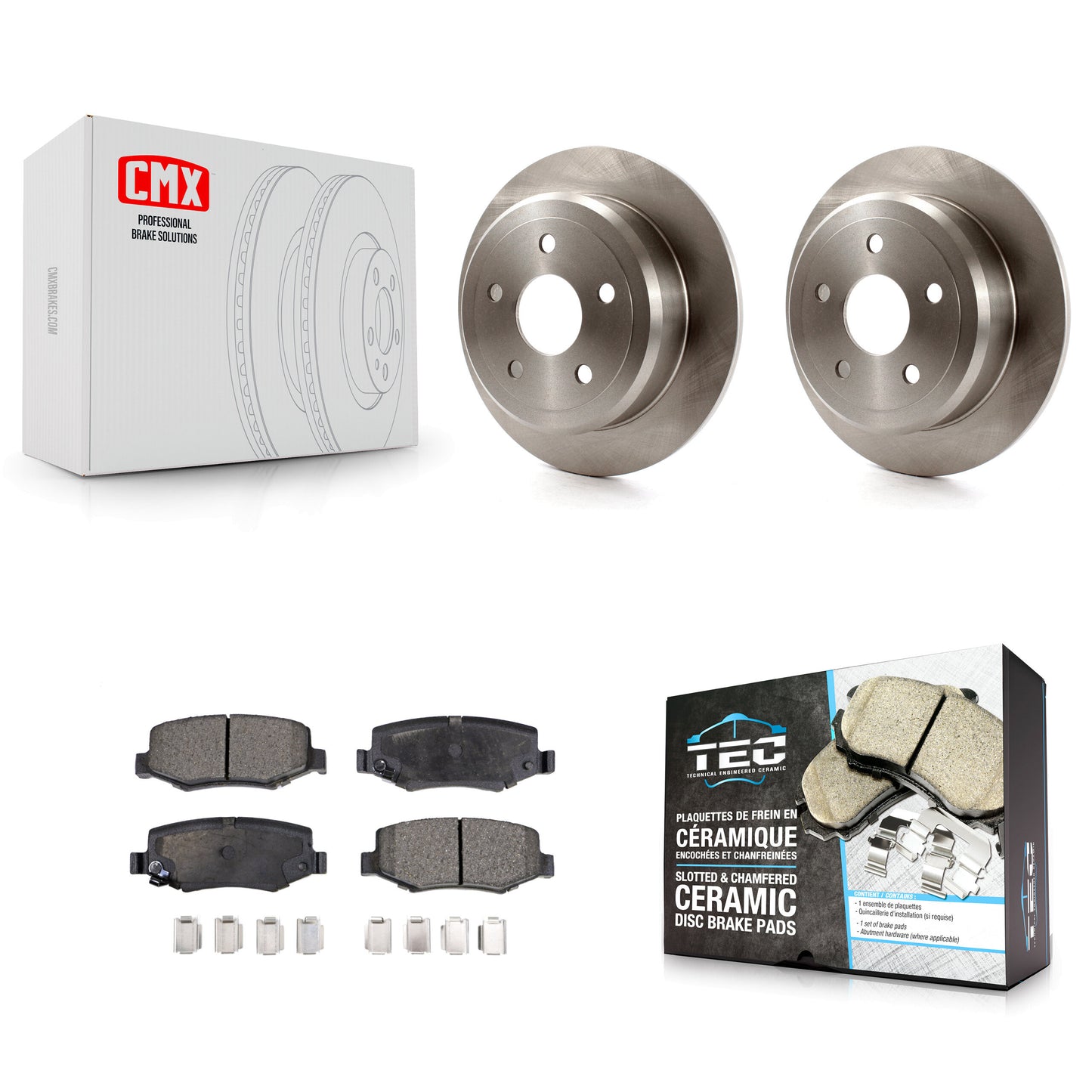 [Arrière] Kit de Disque et plaquette (céramique) de frein pour Jeep Wrangler JK K8T-101787