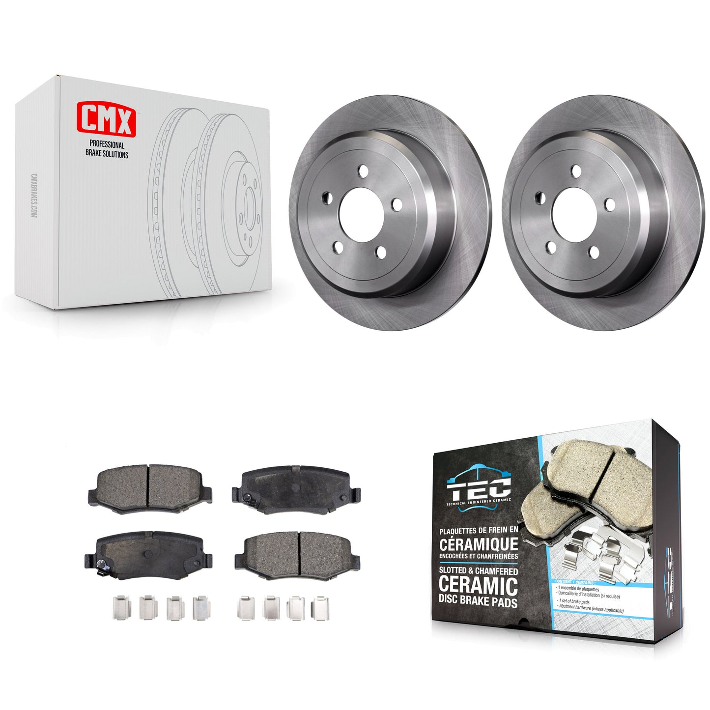 [Arrière] Kit de Disque et plaquette (céramique) de frein pour Jeep Liberty Dodge Nitro K8T-101789