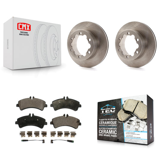 [Arrière] Kit de Disque et plaquette (céramique) de frein pour Sprinter 3500 Mercedes-Benz Dodge Freightliner K8T-101791
