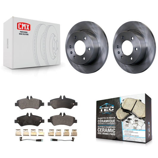 [Arrière] Kit de Disque et plaquette (céramique) de frein pour Sprinter 2500 Mercedes-Benz Dodge Freightliner 3500 K8T-101792