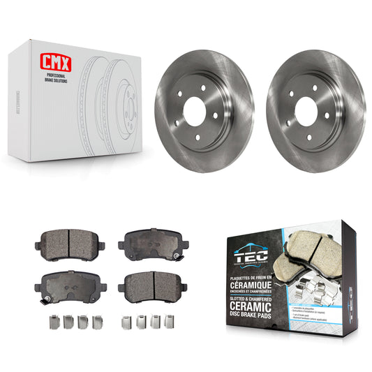 [Arrière] Kit de Disque et plaquette (céramique) de frein pour Dodge Grand Caravan Chrysler Town & Country Journey Volkswagen Routan Ram C/V K8T-101794