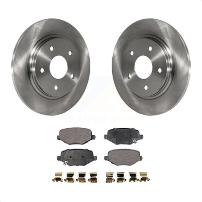 [Arrière] Kit de Disque et plaquette (céramique) de frein pour Dodge Grand Caravan Chrysler Town & Country Journey Ram C/V Volkswagen Routan K8T-101796 par Transit Auto