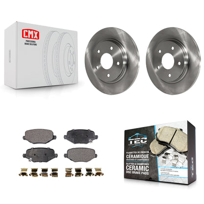 [Arrière] Kit de Disque et plaquette (céramique) de frein pour Dodge Grand Caravan Chrysler Town & Country Journey Ram C/V Volkswagen Routan K8T-101796