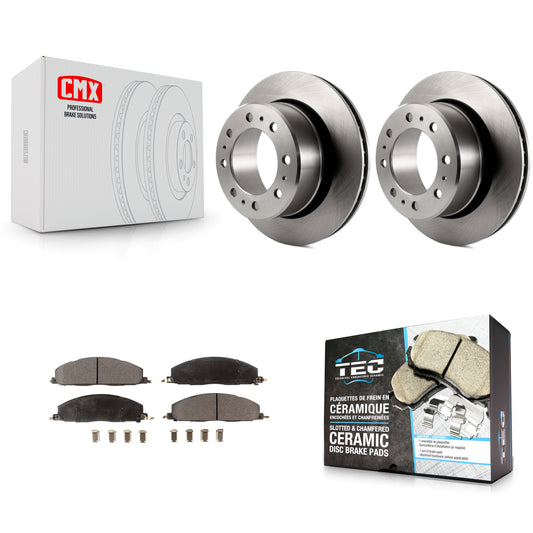 [Arrière] Kit de Disque et plaquette (céramique) de frein pour Ram 2500 3500 1500 Dodge K8T-101797