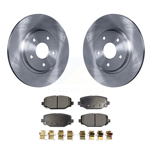 [Arrière] Kit de Disque et plaquette (céramique) de frein pour Dodge Grand Caravan Journey Chrysler Town & Country Ram C/V Volkswagen Routan K8T-101801 par Transit Auto