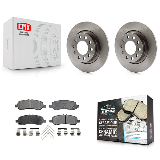 [Arrière] Kit de Disque et plaquette (céramique) de frein pour 2013-2016 Dodge Dart K8T-101802