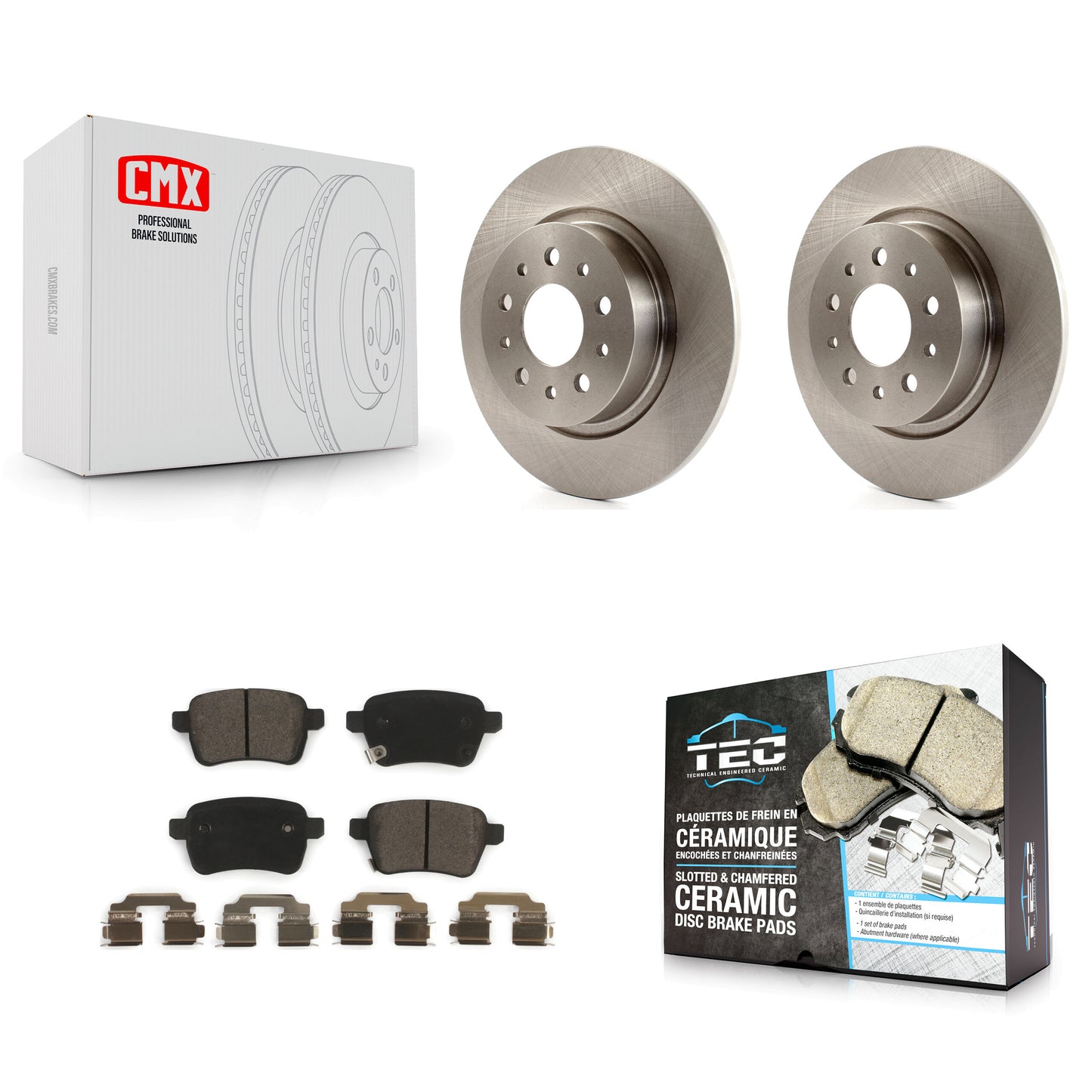 [Arrière] Kit de Disque et plaquette (céramique) de frein pour 2014-2020 Fiat 500L K8T-101807