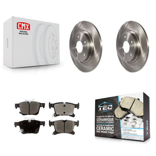 [Arrière] Kit de Disque et plaquette (céramique) de frein pour Chrysler Pacifica Voyager Grand Caravan K8T-101808