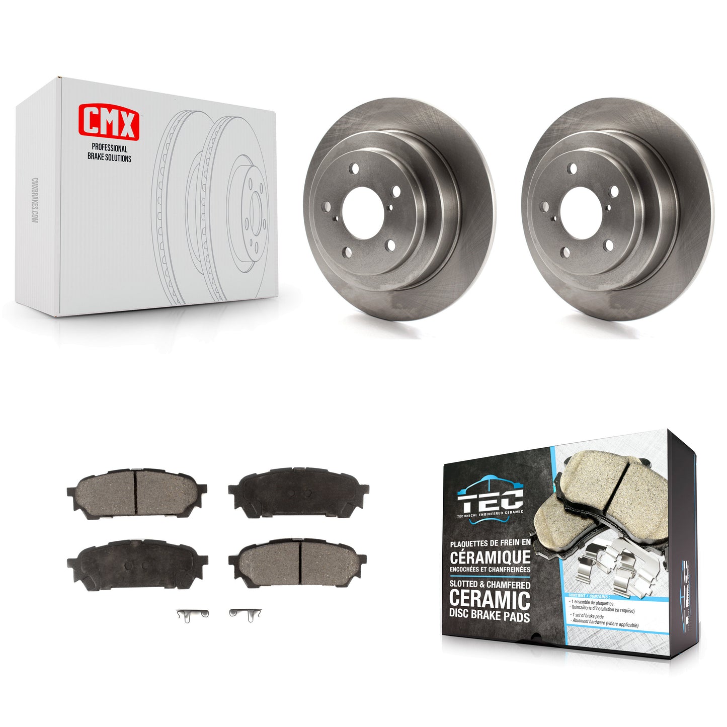 [Arrière] Kit de Disque et plaquette (céramique) de frein pour Subaru Forester Impreza Saab 9-2X K8T-101810