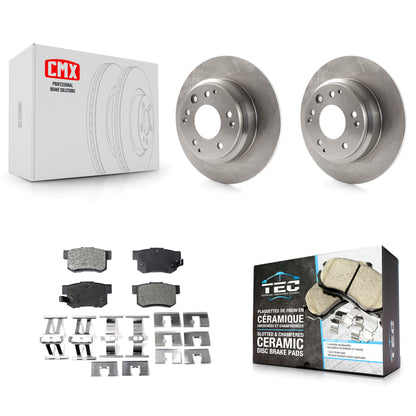 [Arrière] Kit de Disque et plaquette (céramique) de frein pour Acura Honda Odyssey Legend RL Isuzu Oasis K8T-101813