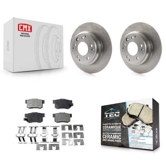 [Arrière] Kit de Disque et plaquette (céramique) de frein pour Acura Honda Odyssey Legend RL Isuzu Oasis K8T-101813