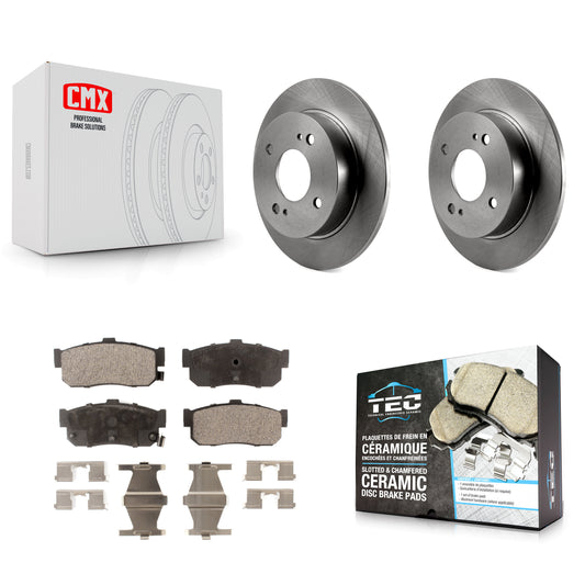 [Arrière] Kit de Disque et plaquette (céramique) de frein pour Nissan Altima Sentra Infiniti G20 INFINITI K8T-101820