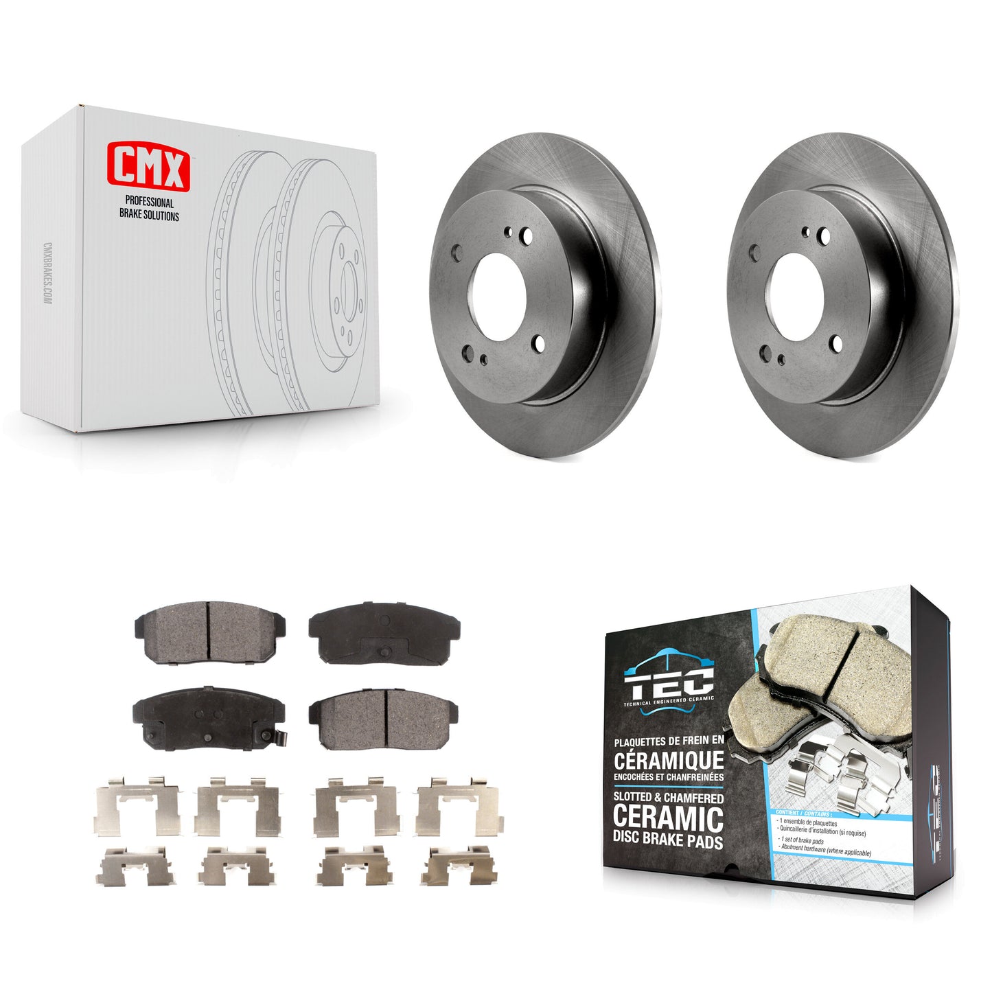 [Arrière] Kit de Disque et plaquette (céramique) de frein pour Nissan Sentra INFINITI G20 K8T-101821