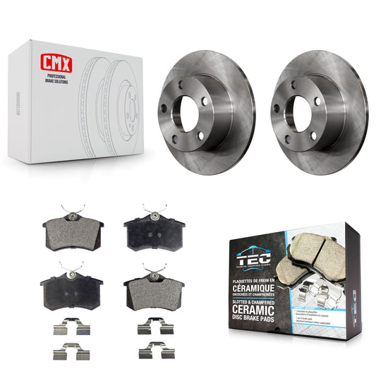 [Arrière] Kit de Disque et plaquette (céramique) de frein pour Volkswagen Passat Audi A6 K8T-101822
