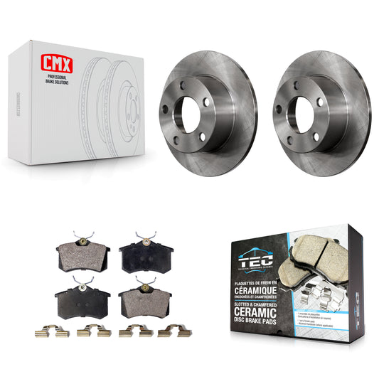 [Arrière] Kit de Disque et plaquette (céramique) de frein pour Volkswagen Passat Audi A6 K8T-101823