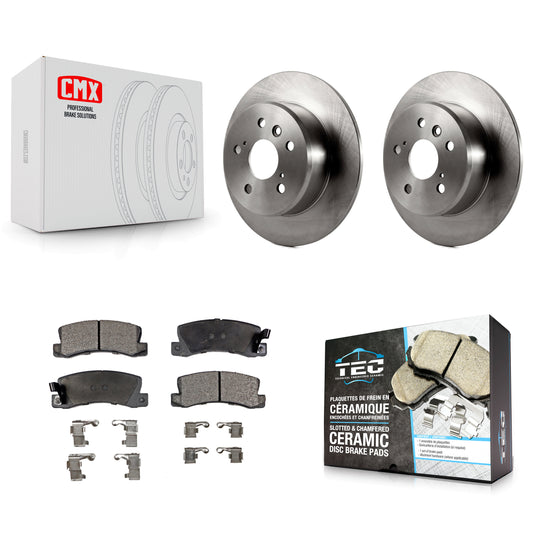 [Arrière] Kit de Disque et plaquette (céramique) de frein pour Toyota Camry Lexus RX300 ES300 K8T-101826